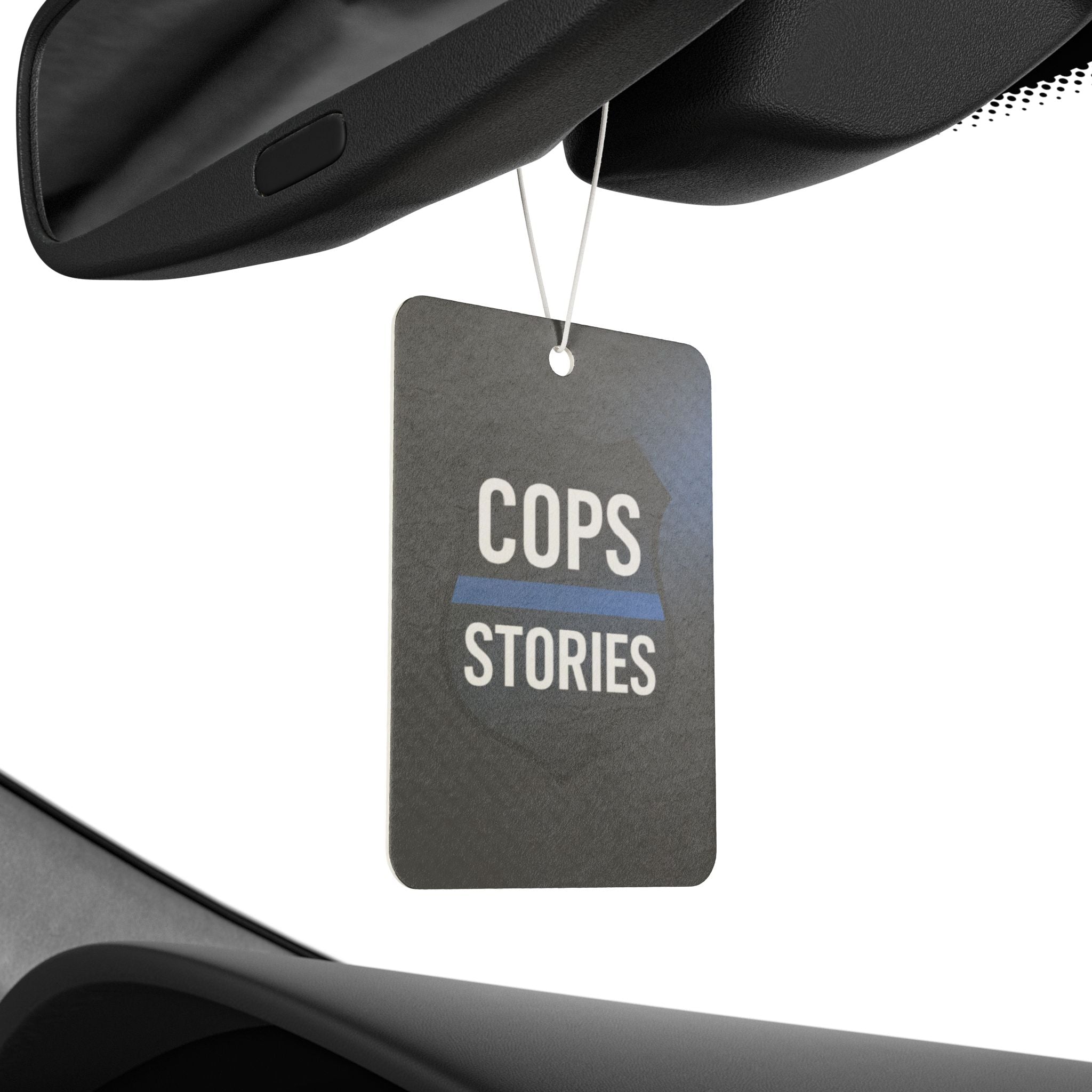 Cops Stories Car Air Freshener - Police Themed Scent Tag